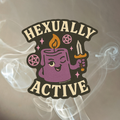 'Hexually Active' Sticker