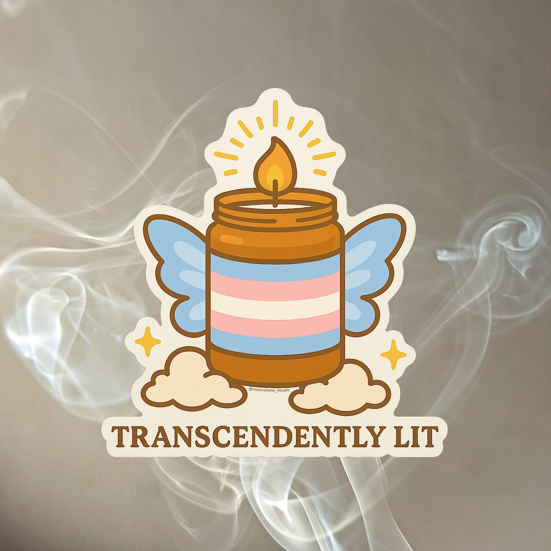 'Transcendently Lit' Sticker