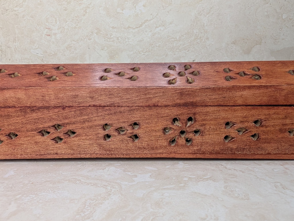 Carved Wooden Incense Storage Box
