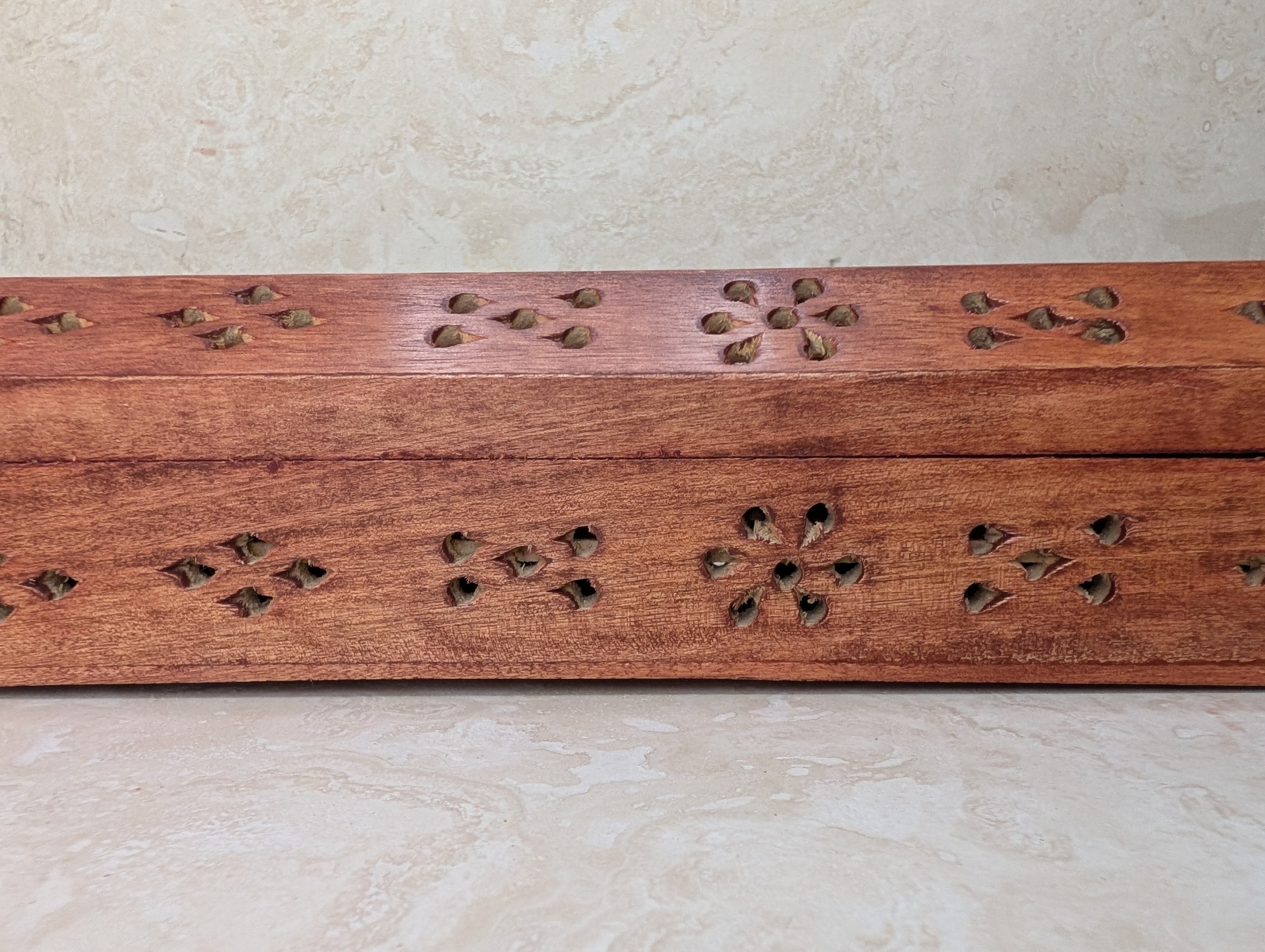 Carved Wooden Incense Storage Box