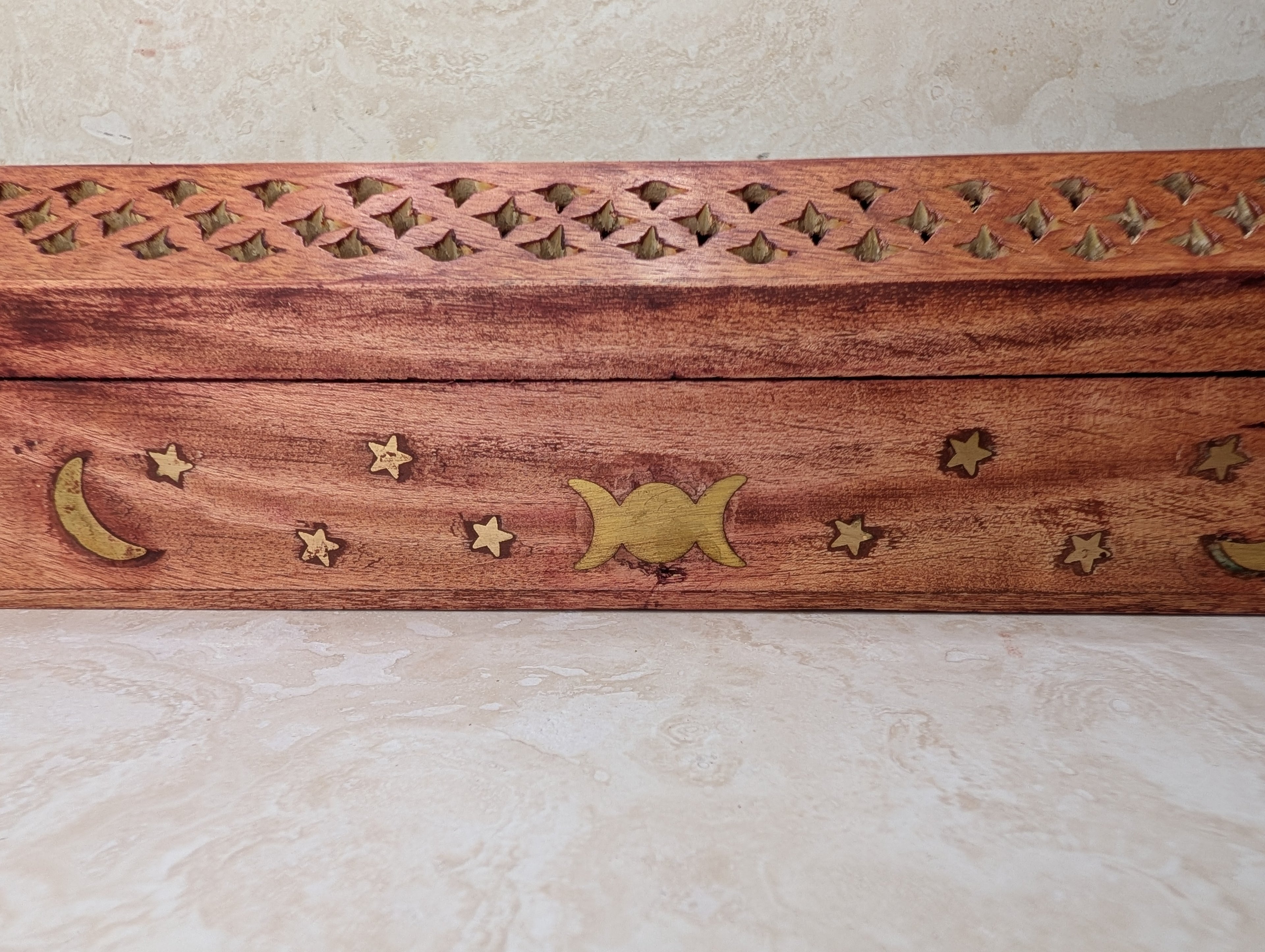 Carved Wooden Incense Storage Box